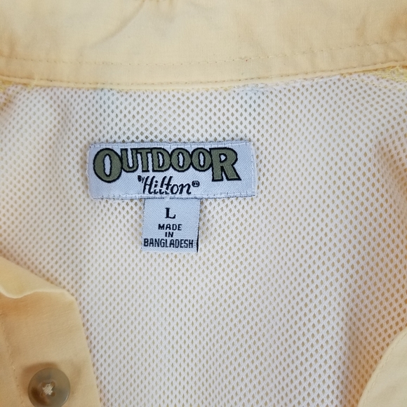 Outdoor by Hilton Fisherman's shirt size L - Picture 3 of 6